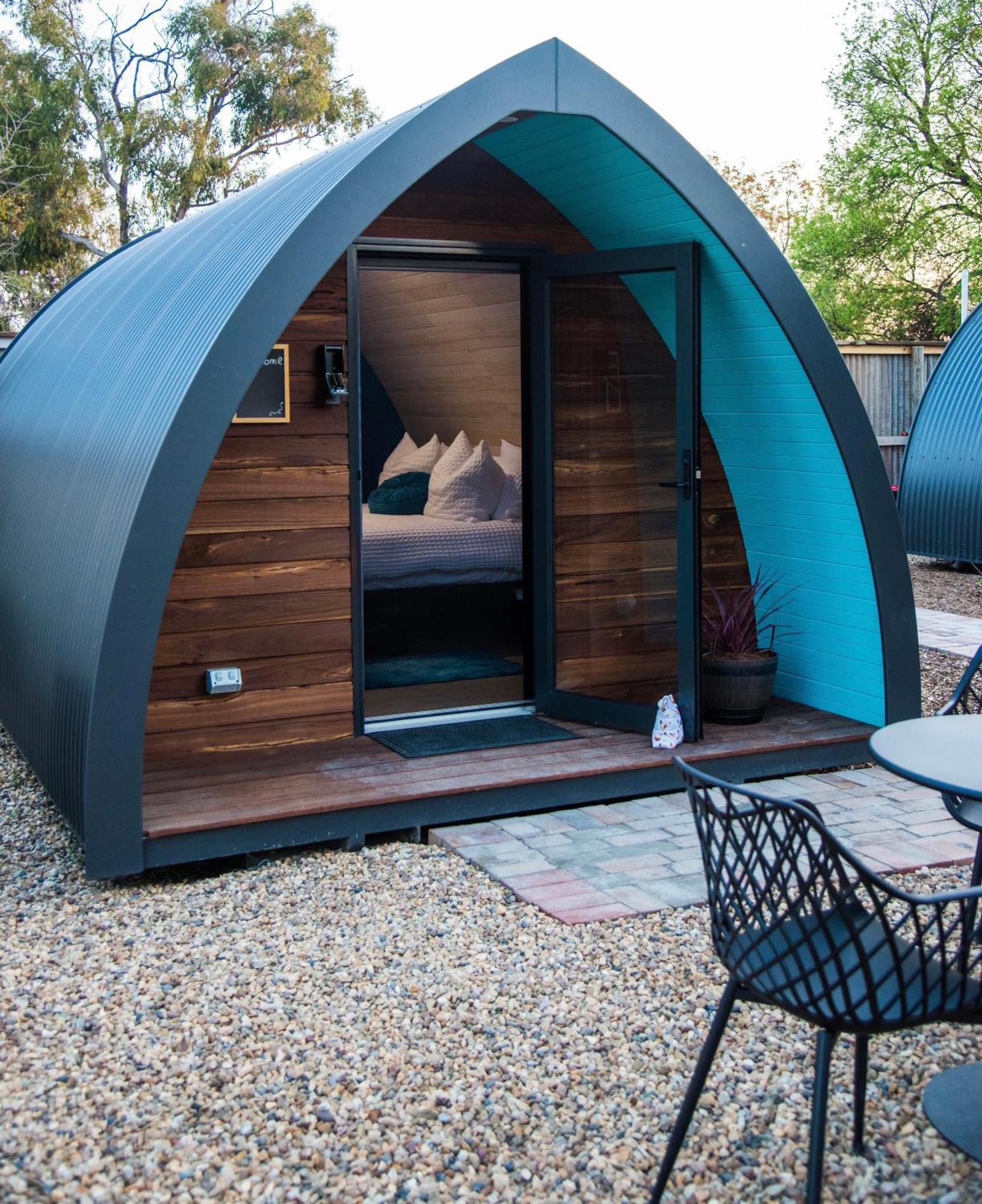 グリフィス Jen'S Garden Pods Bed & Breakfast エクステリア 写真